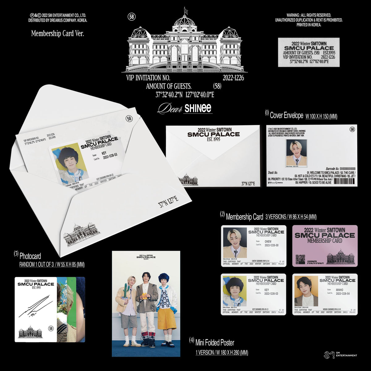 SHINee (ONEW, KEY, MINHO) - [2022 WINTER SMTOWN : SMCU PALACE