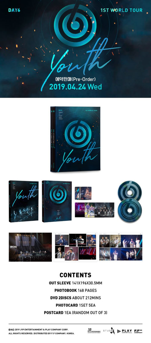 K-POP・アジア DAY6 DVD 1ST WORLD TOUR Youth a5946a0b9faf09a75b4612a21d62a2