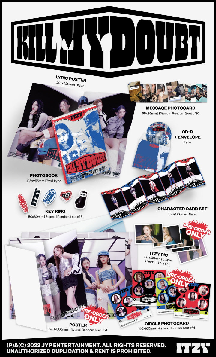 ITZY - [KILL MY DOUBT] (LIMITED Edition) – kpopalbums.com
