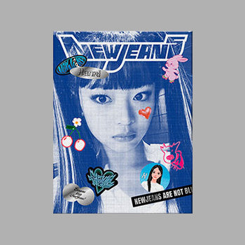 DREAMUS NewJeans New Jeans 1st EP Album Bluebook Version CD+Mini Poster On  Pack+Log/Pin-up Book+Phoning Manual Book+ID Card+Sticker