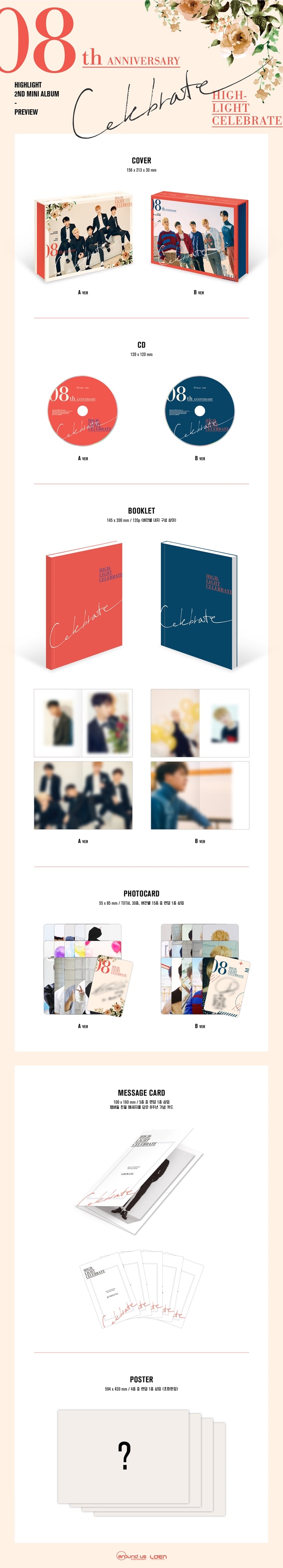 1 CD
1 Booklet
1 Photo Card
1 Message Card