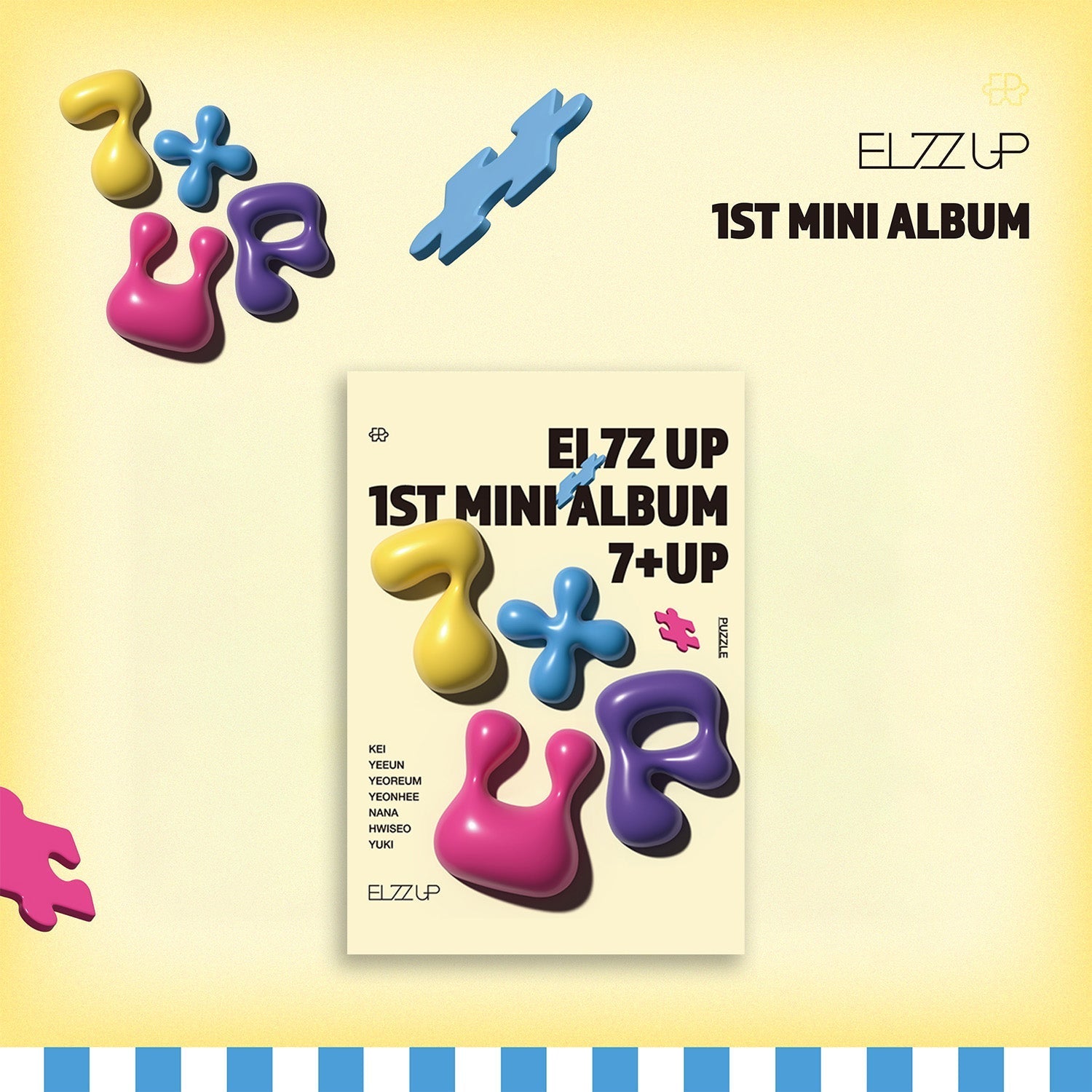 EL7Z UP - [7+UP] (1st Mini Album PLVE PUZZLE Version)