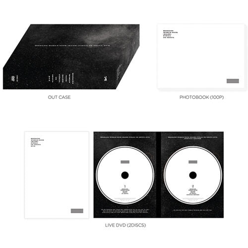 BIGBANG WORLD TOUR [MADE] FINAL IN SEOUL DVD 2 DISC+20p PhotoCard+100p Photo Book+othes SEALED