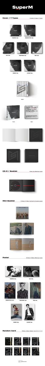 M SUPER スパエム (Mark SuperM - 1 Vol. Album Mini SuperM - Gallery Image YESASIA: スタンプ マーク トレカ ポップアップ K-POP・アジア