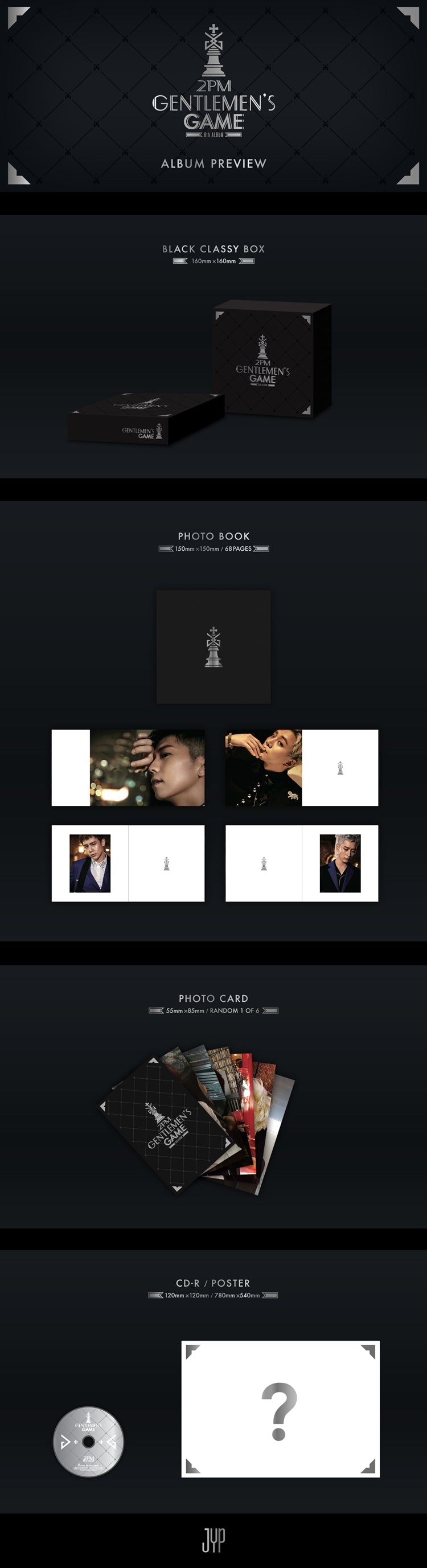 The return of six 'men' from different dimensions! 2PM's 6th regular album [GENTLEMEN'S GAME] - 'Guys' that don't need mod...