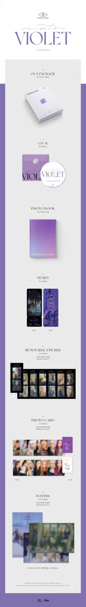 Purple Kiss - [Into Violet] (1st Mini Album) – kpopalbums.com
