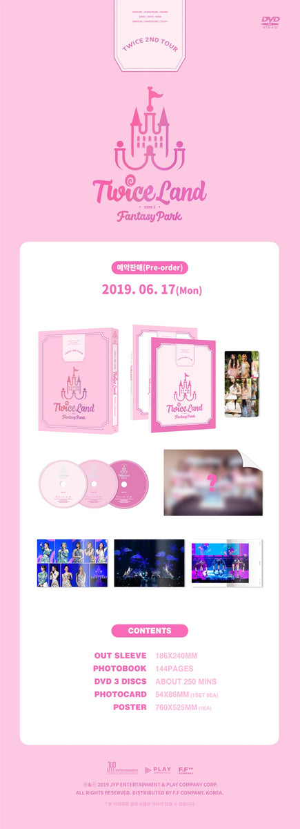 Twice - [Twiceland 2 : Fantasy Park] (2nd Tour DVD) – kpopalbums.com