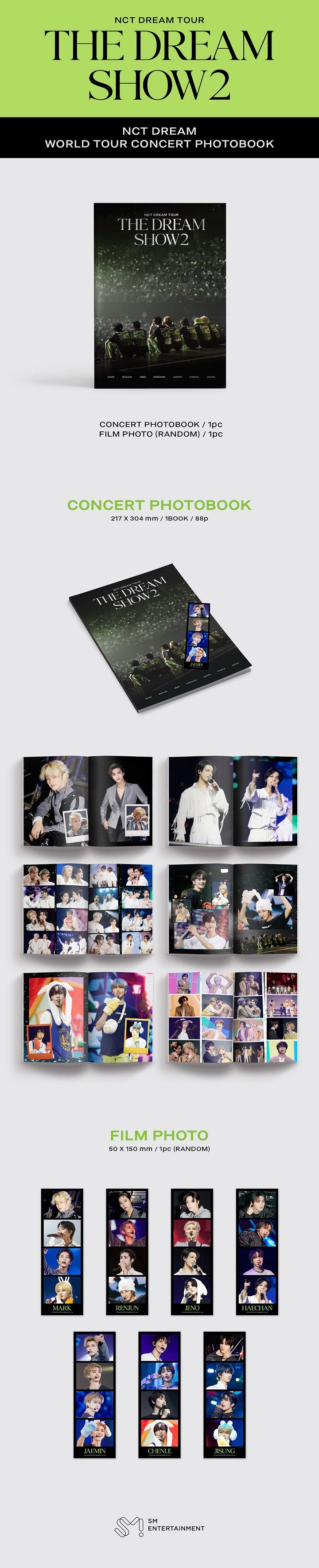 ぼす DREAM WARRIOR CONCERT photobook NCT DREAM - [THE DREAM SHOW2] World Tour Concert PHOTOBOOK