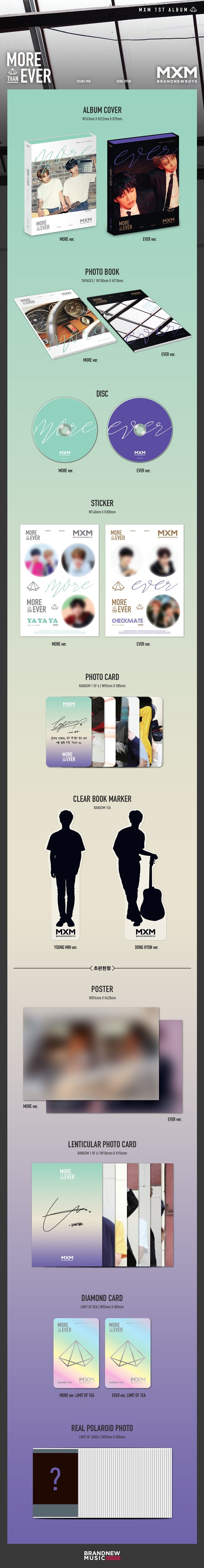 1 CD
1 Photo Book (76 pages)
1 Sticker
1 Photo Card
1 Bookmarker