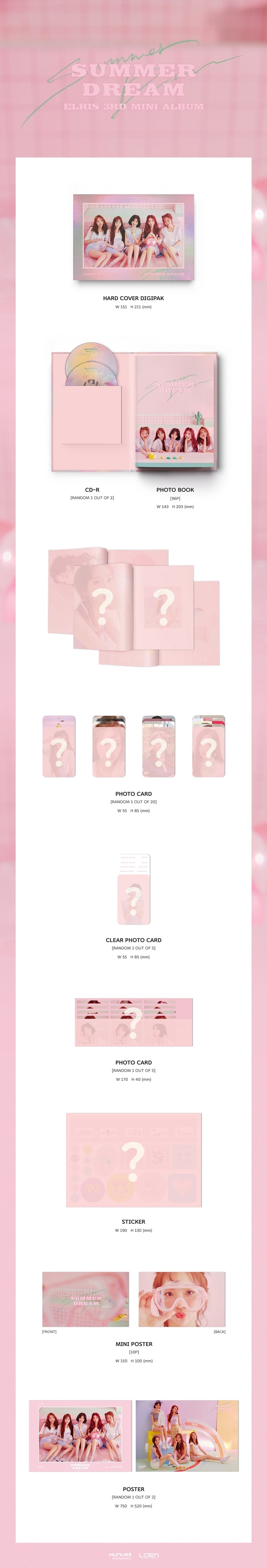 ELRIS - [SUMMER DREAM] (3rd Mini Album) – kpopalbums.com