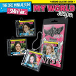 AESPA - [MY WORLD] 3rd Mini Album SMini version (Smart Album) KARINA version
