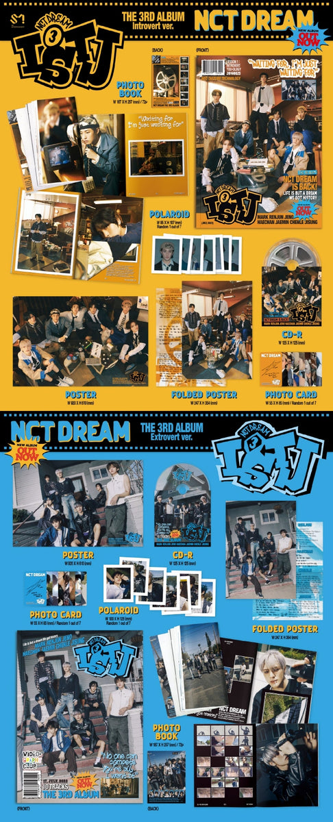 NCT DREAM 『ISTJ』アルバム 7種コンプリートセット NCT DREAM - [ISTJ] (3rd Album PHOTOBOOK 2 Version SET