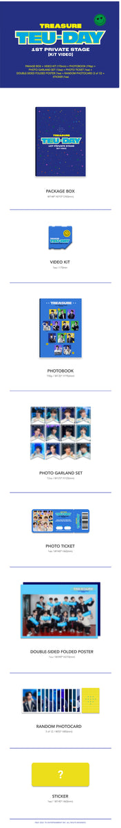 TREASURE - [TEU-DAY] (TREASURE 1st Private Stage KIT VIDEO