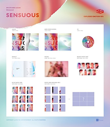 予約済み1000■SF9 『SENSUOUS』 SF9 - [Sensuous] (5th Mini Album EXPLODED Version) – kpopalbums.com