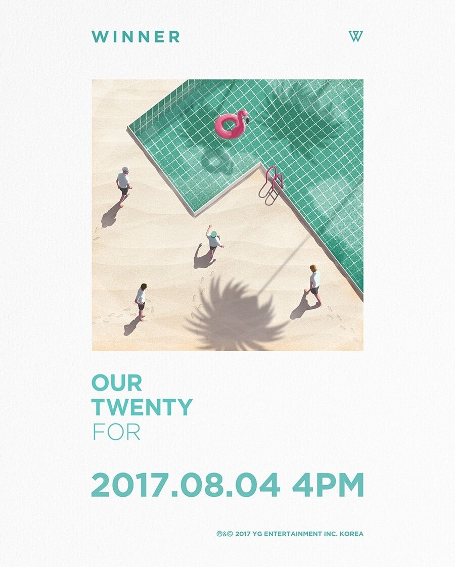 WINNER SINGLE ALBUM < OUR TWENTY FOR > New story of 'WINNER' [OUR TWENTY FOR] On April 4, 2017, after a long hiatus, [FATE...