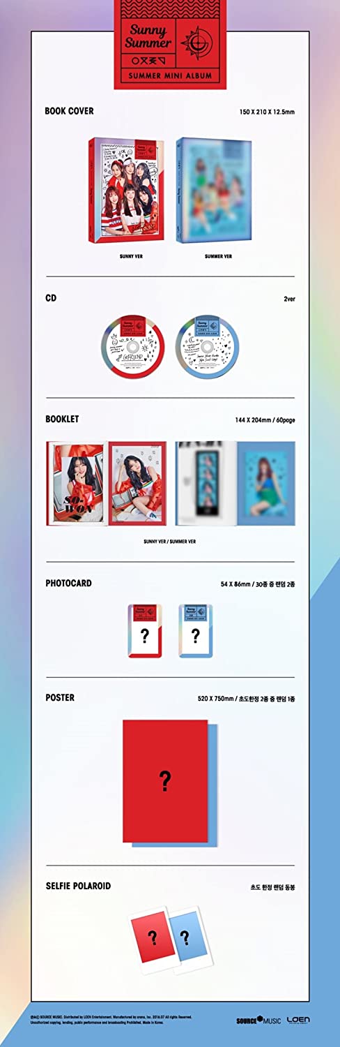 Gfriend - [Sunny Summer] (Mini Album SUMMER Version