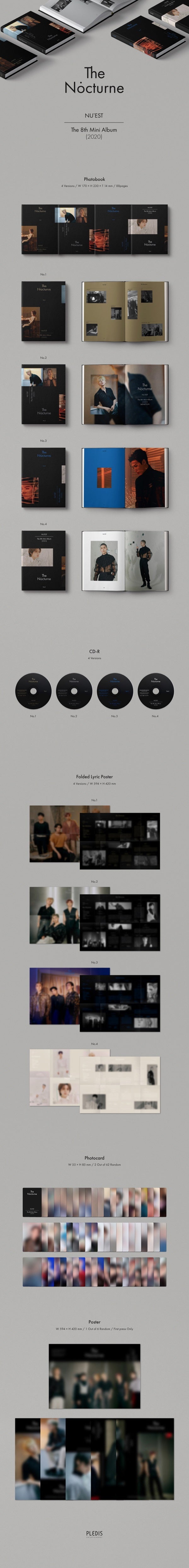 1 CD
1 Lyric Poster 
1 Photo Book (88 pages)
2 Photo Cards