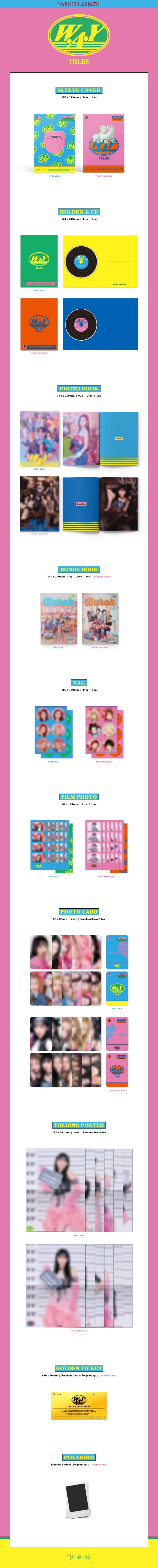 TRI.BE - [W.A.Y] (2nd Mini Album TOGETHER Version