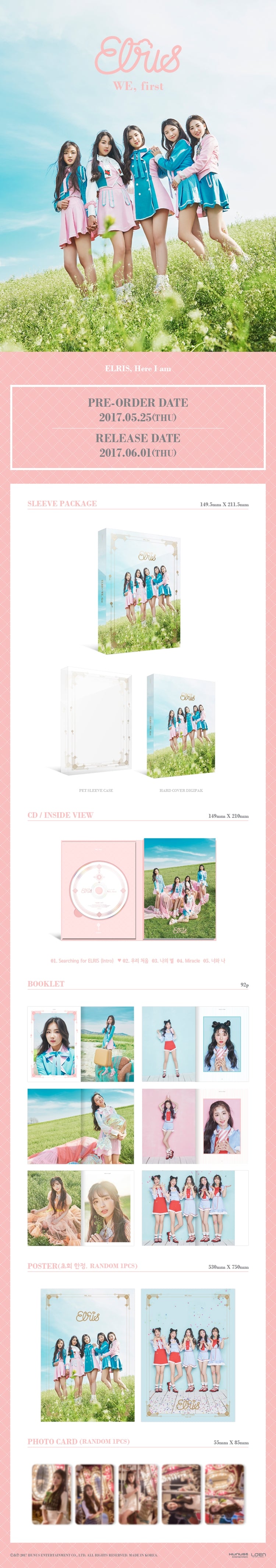 1 CD
1 Photo Book (92 pages)
1 Photo Card