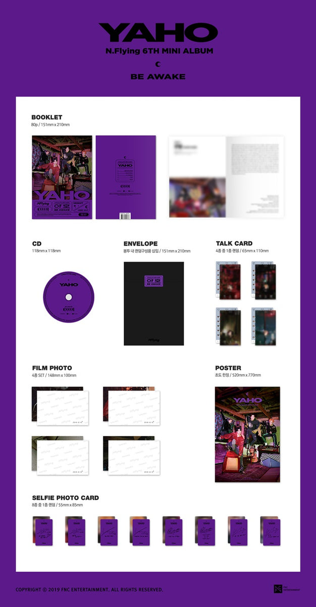 N.Flying - [Yaho/夜好] (6th Mini Album 2 Version SET) – kpopalbums.com