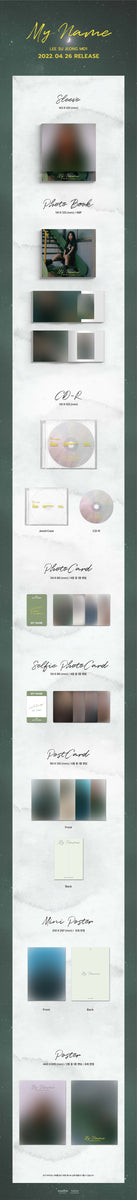(CD)My Name - incl. 48pg Photobook, Photocard, Selfie Photocard + Postcard／Lee Su Jeong Lee Su Jeong - My Name - incl. 48pg Photobook, Photocard
