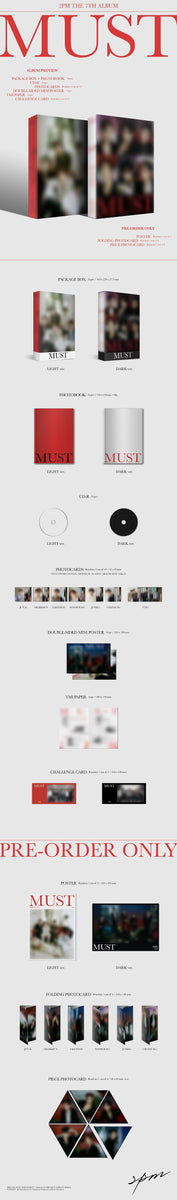 [韓国版] 2PM・2AM CDセット 2PM - [MUST] (7th Album 2 Version SET) – kpopalbums.com