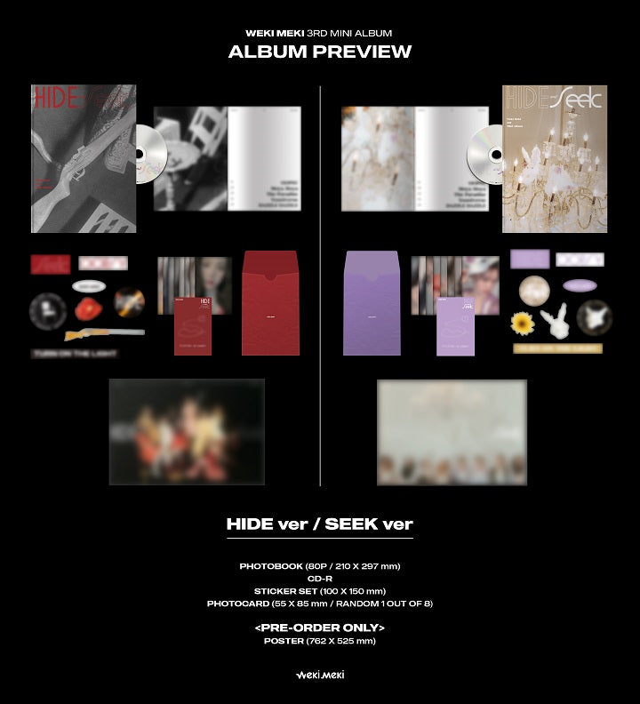 WEKI MEKI - [Hide And Seek] (3rd Mini Album SEEK Version
