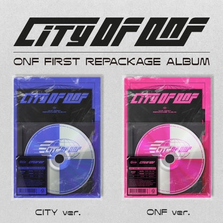 ONF - [City Of ONF] (1st Album Repackage 2 Version SET)