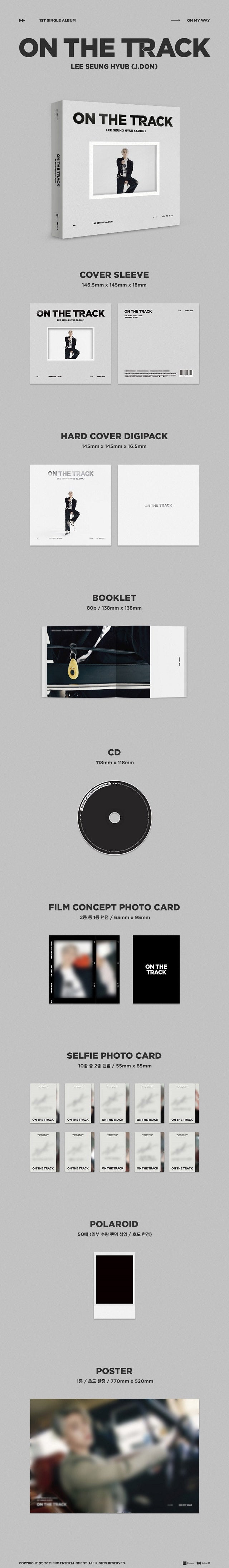 1 CD
1 Booklet (80 pages)
1 Concept Photo Card
2 Selfie Photo Cards