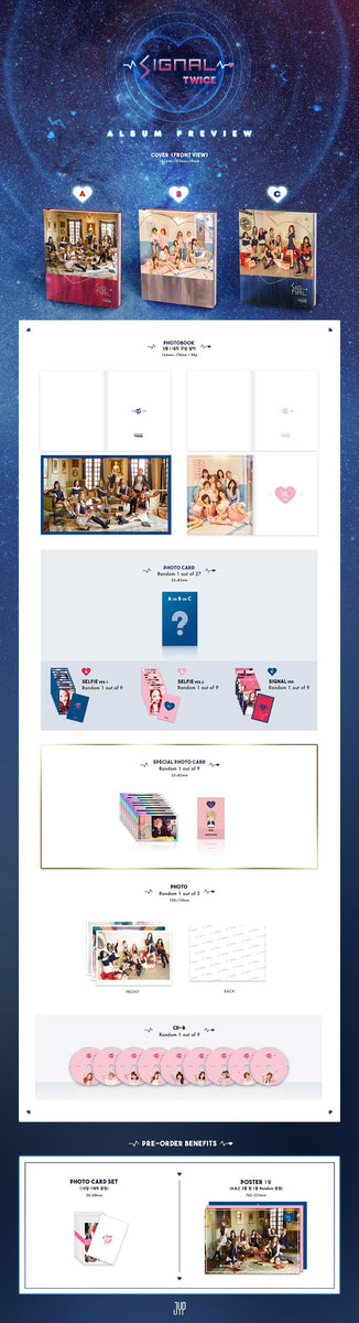TWICE SIGNAL アルバム トレカ付き TWICE - [Signal] (4th Mini Album A Version) – kpopalbums.com