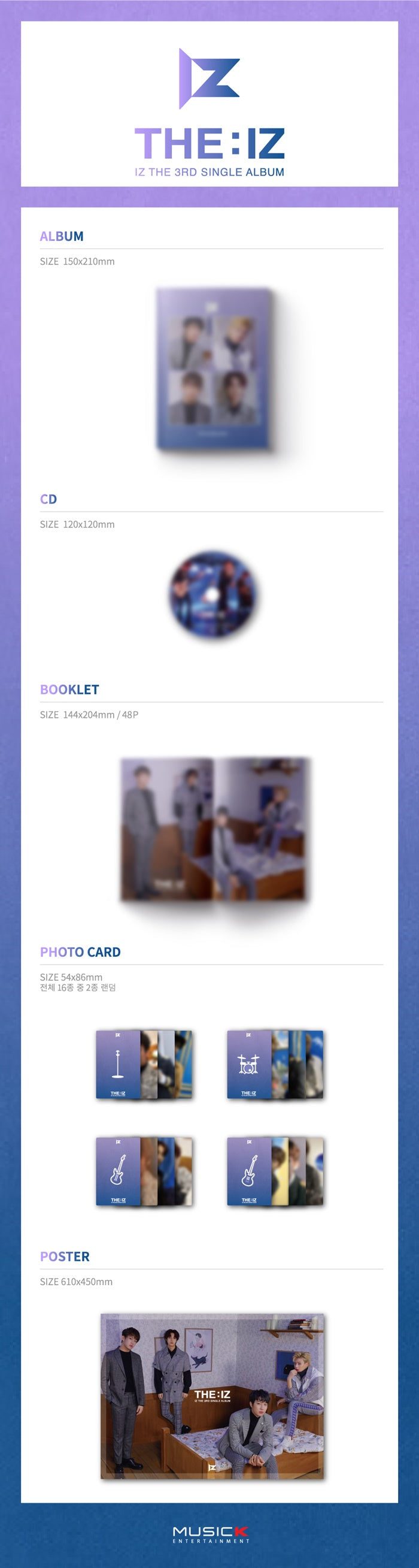 1 CD
1 Booklet (48 pages)
2 Photo Cards