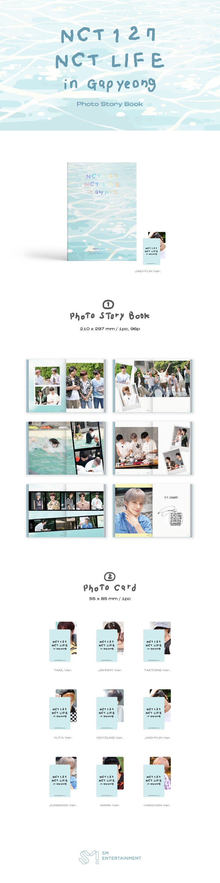 1 Photo Story Book (96 pages)
1 Photo Card
