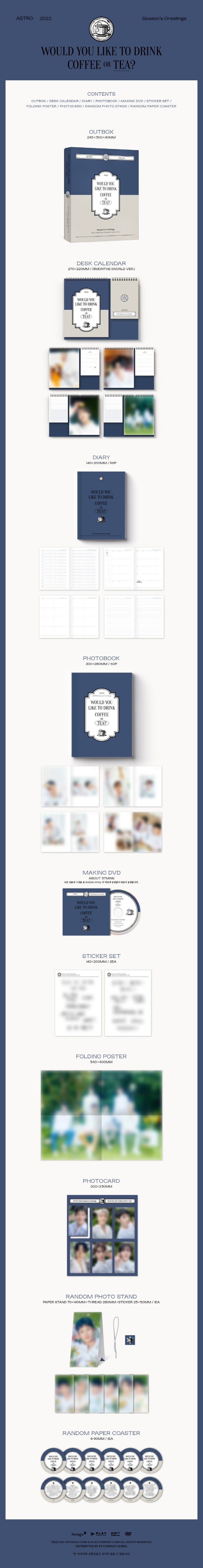 ASTRO 2021 SEASONS GREETINGS SET - Kpop USA