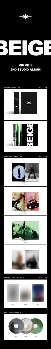 KID MILLI - [BEIGE] (2nd Studio Album VER.2 PINK) – kpopalbums.com