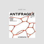 LE SSERAFIM - [ANTIFRAGILE] 2nd Mini Album COMPACT RUBY Version