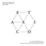 EXO - [EX’ACT] 3rd Album KOREAN 2 Version SET