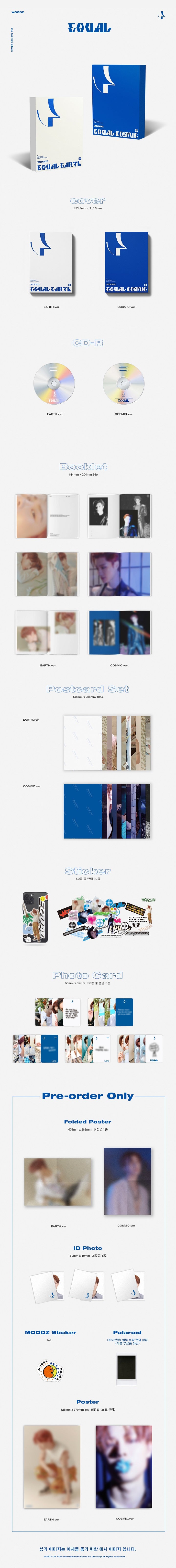 1 CD
1 Booklet (84 pages)
10 Postcard
10 Sticker
2 Photo Cards