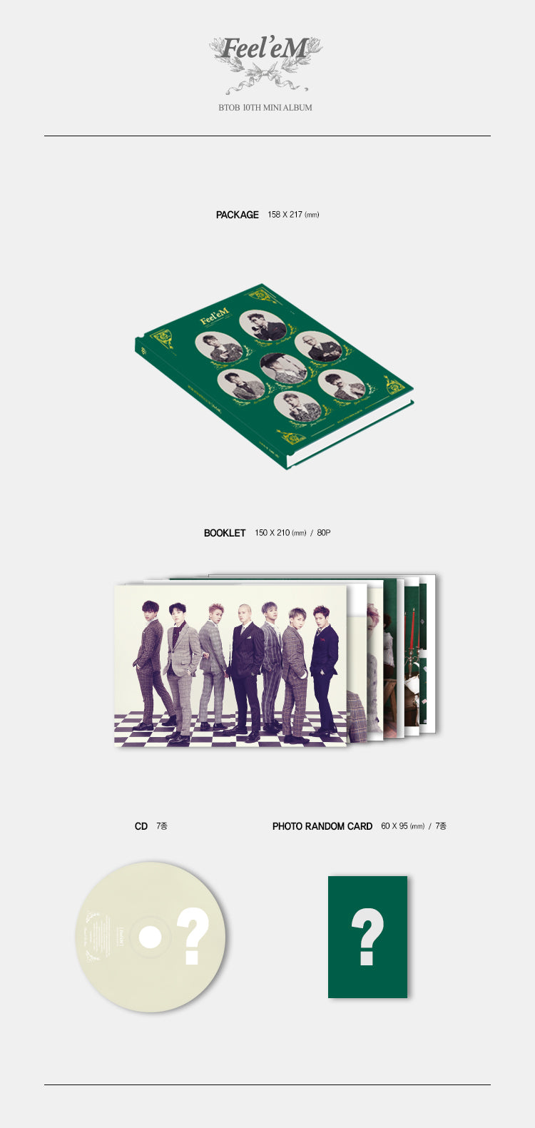 1 CD
1 Photo Book (80 pages)
1 Photo Card