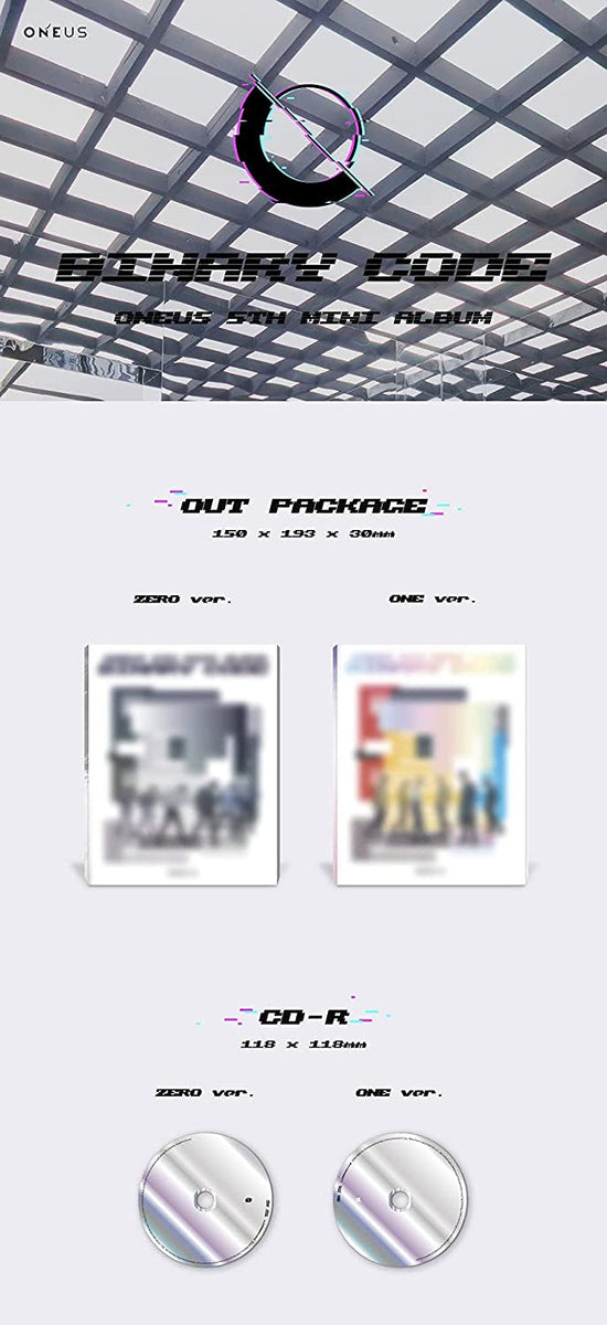 Oneus - [Binary Code] (5th Mini Album ZERO Version) – kpopalbums.com