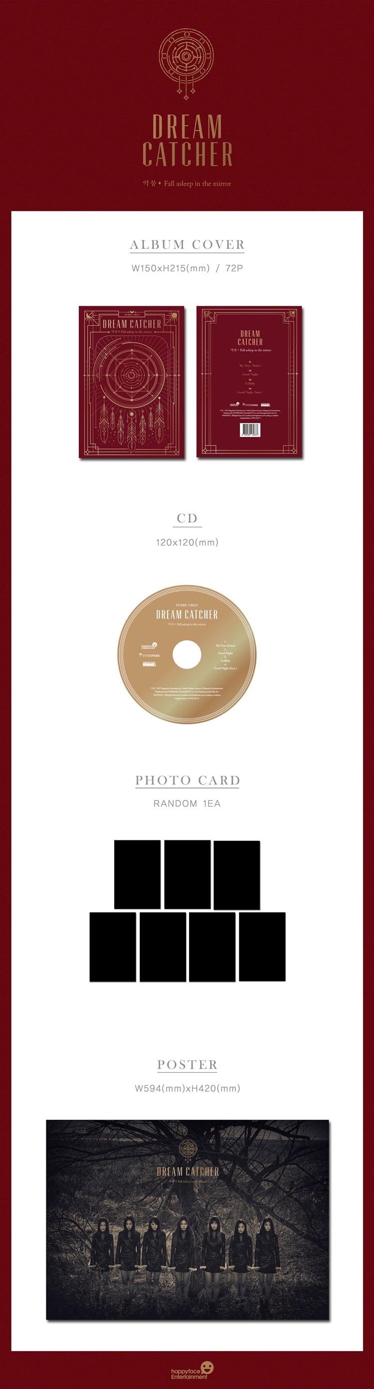 Dreamcatcher 2nd Single 'Nightmare? Fall asleep in the mirror' Dreamcatcher's heart-thumping second single is ready to fin...