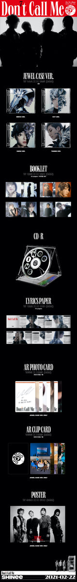 SHINee CD トレカ付　Don't Call Me Jewel 4枚セット SHINee CD トレカ付 Don´t Call Me Jewel 4枚セット