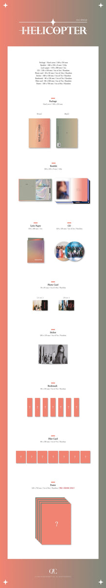CLC - [Helicopter] (1st Single Album) – kpopalbums.com