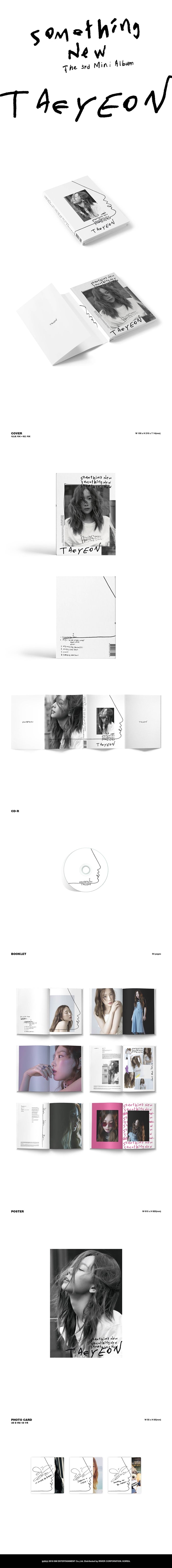 1 CD
1 Booklet
1 Photo Card (random out of 3 types)