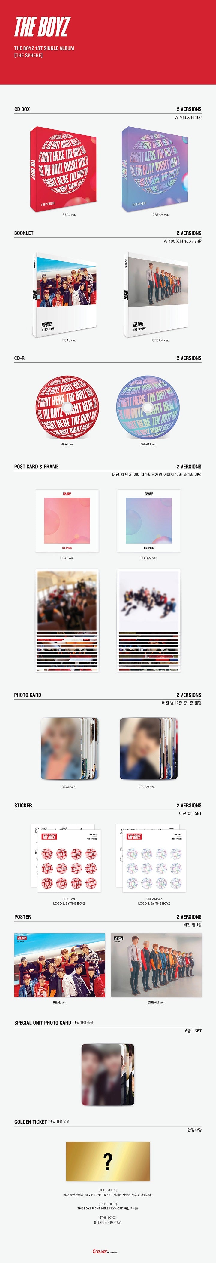 1 CD
1 Booklet (84 pages)
1 Paper Frame
2 Post Photos
1 Photo Card
1 Sticker