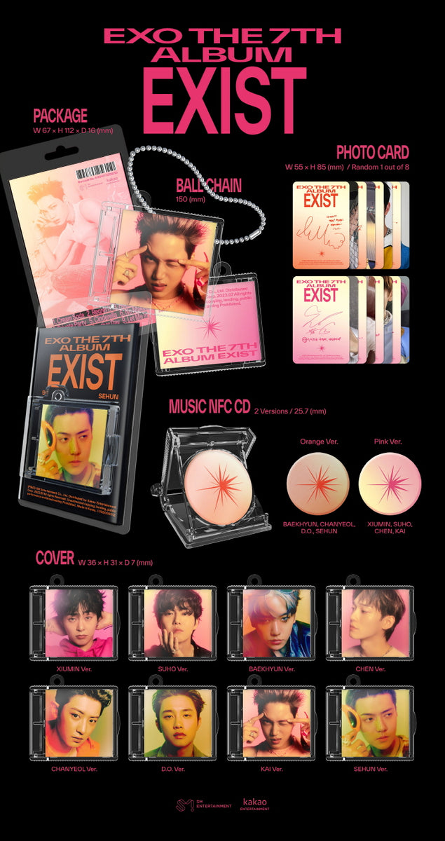 EXO - [EXIST] (7th Album SMini SEHUN Version) – kpopalbums.com