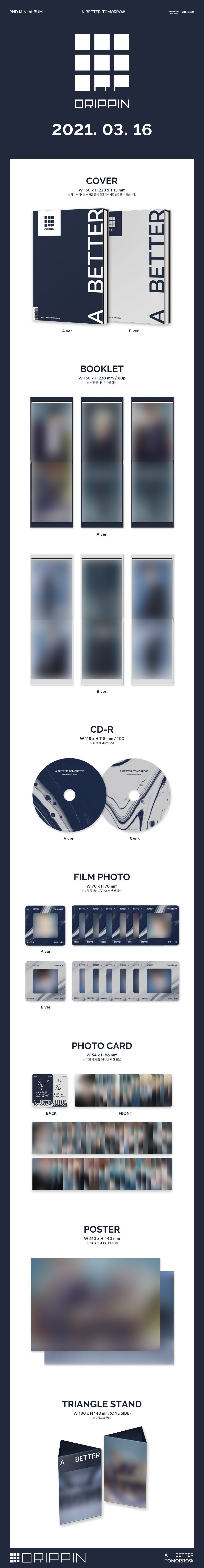 1 CD
1 Booklet (80 pages)
1 Film Photo
2 Photo Cards