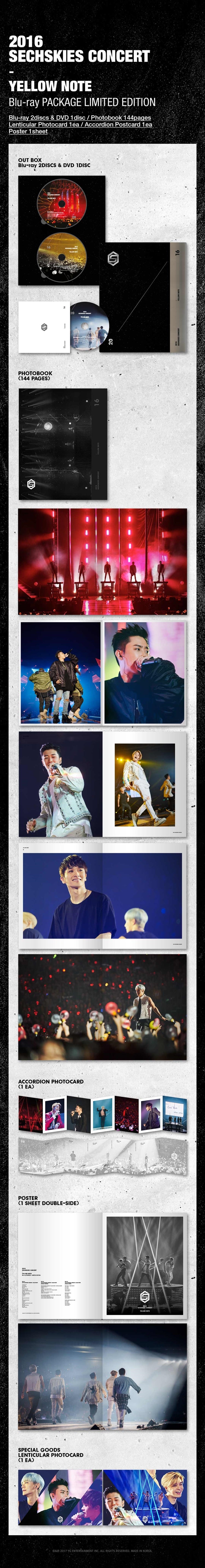 SECHSKIES - [YELLOW NOTE] (2016 SECHSKIES CONCERT Live DVD Package