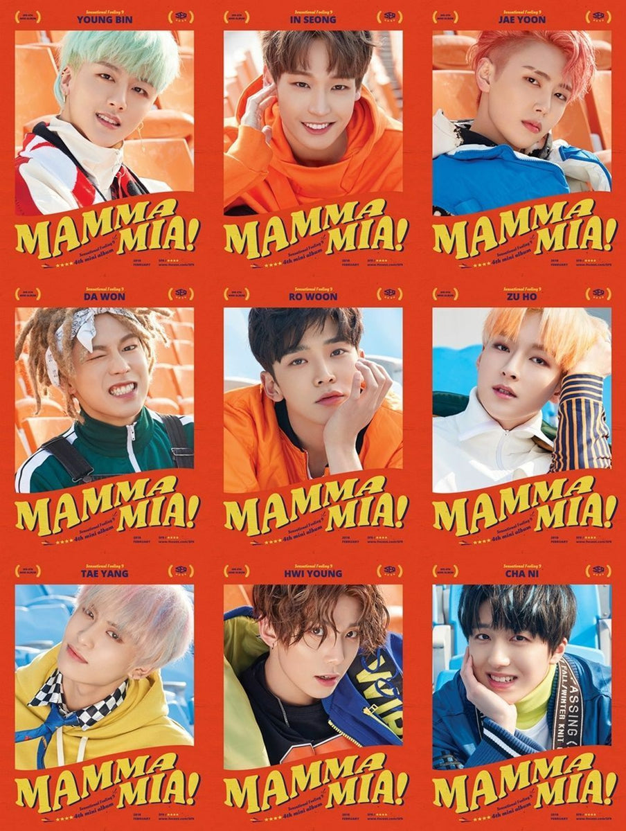 SF9 4TH 全員サイン入りMINIALBUM (MAMMAMIA )2018 SF9 - Mama Mia! - Amazon.com Music